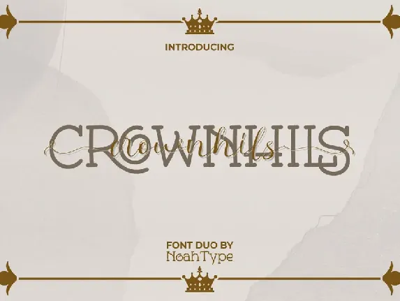 Crownhils font