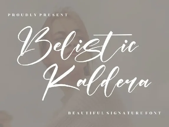 Belistic Kaldera font