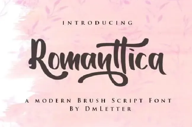 Romanttica Script font