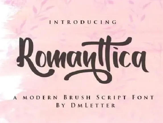 Romanttica Script font