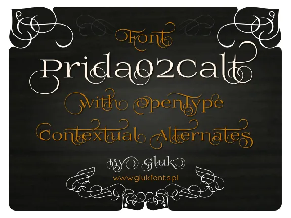 Prida02Calt font