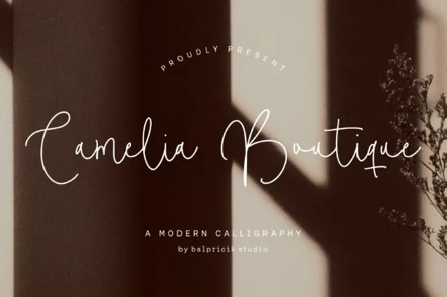 Camelia Boutiue font