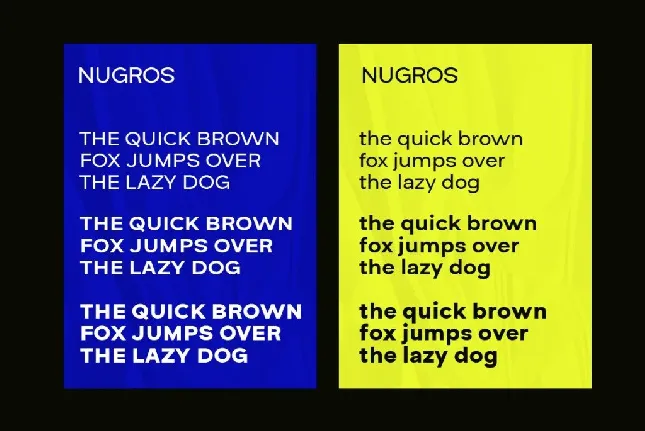 Nugros font