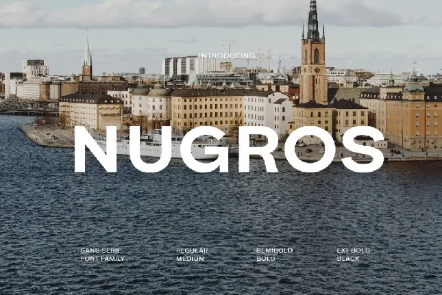 Nugros font