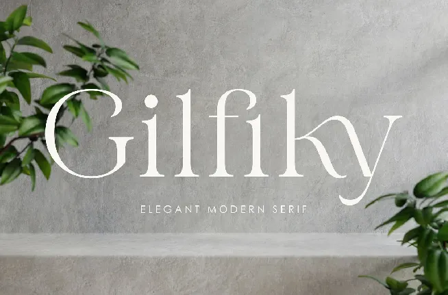 Gilfiky font