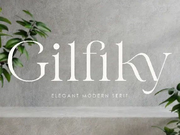 Gilfiky font