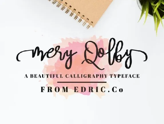 MeryQolby Script font