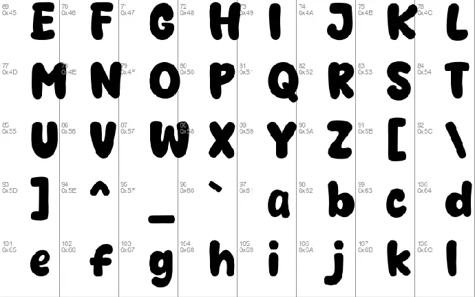 Fancake font