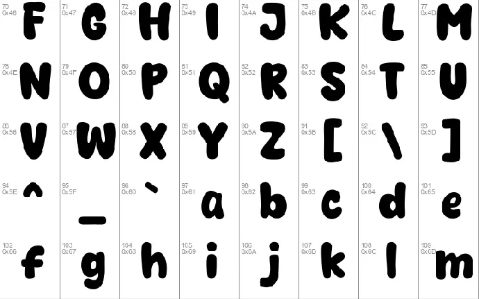 Fancake font