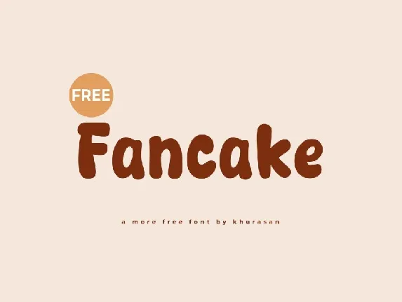 Fancake font