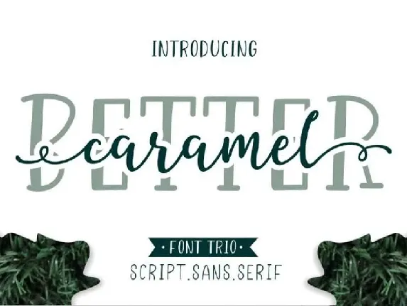 Better Caramel Family font