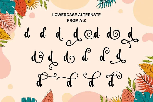 BeautifulHoliday font