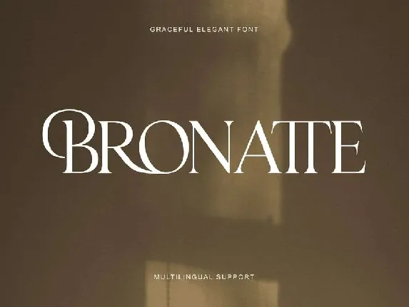 Bronatte font