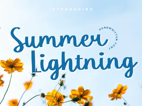 Summer Lightning Demo font