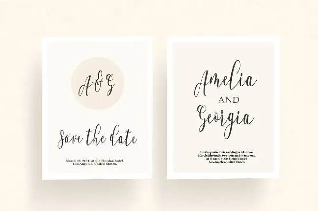 Whitelya Script font