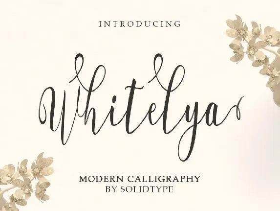 Whitelya Script font