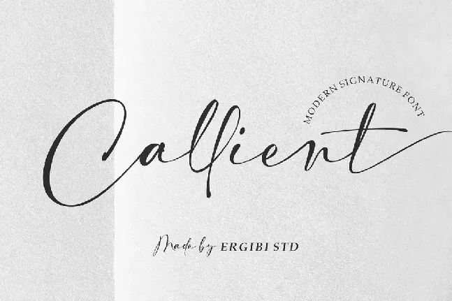 Callient font