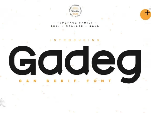 Gadeg font