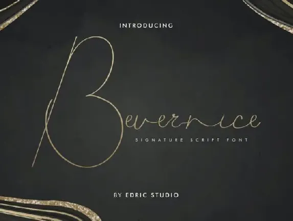 Bevernice Signature Script font