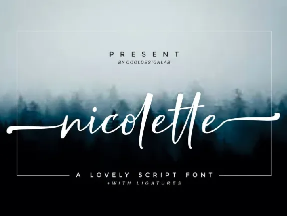 Nicolette Script font