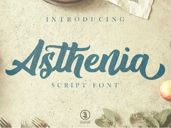 Asthenia Script Free font