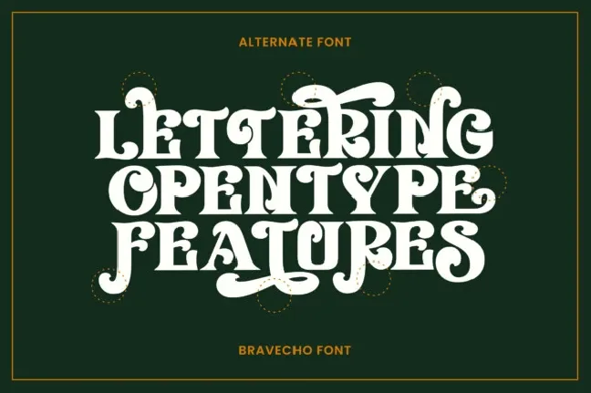 Bravecho font