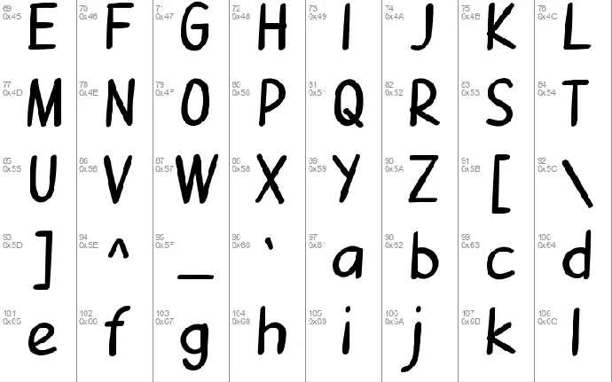 Marinda font