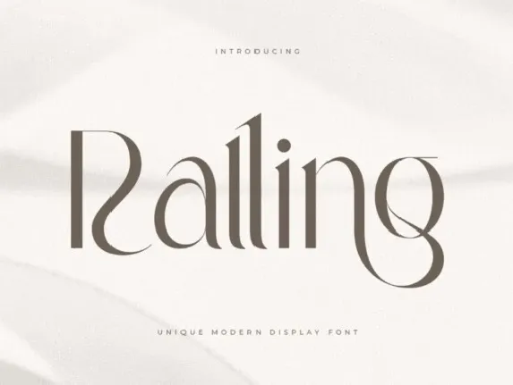 Ralling font