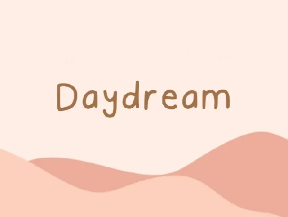 Daydream Display font