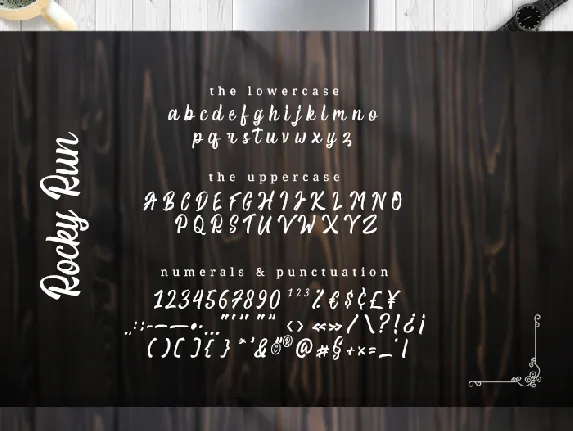 Rocky Run font