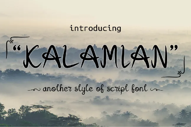 Kalamian font