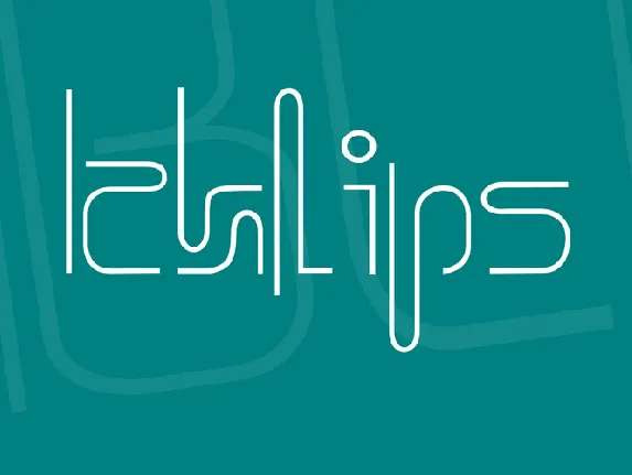 Icklips font