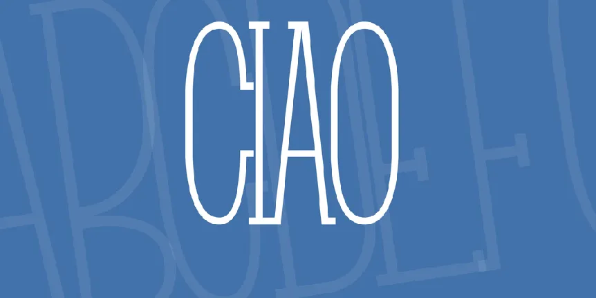 Ciao font