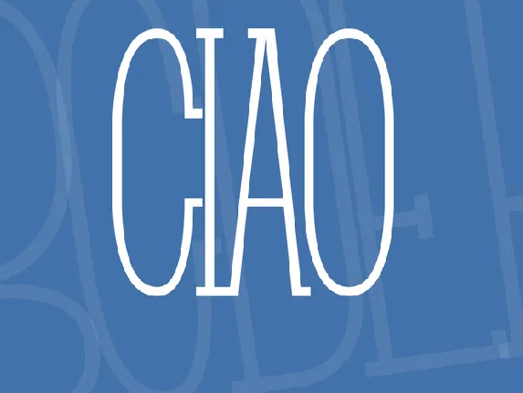 Ciao font