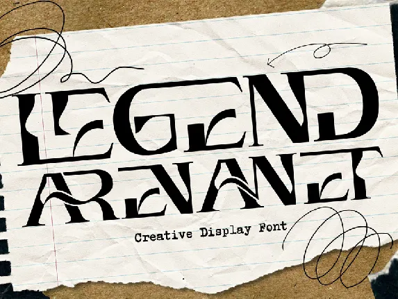 Legend Arenanet Demo font