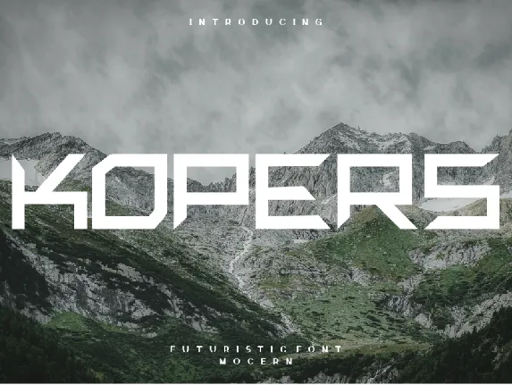 kopers font