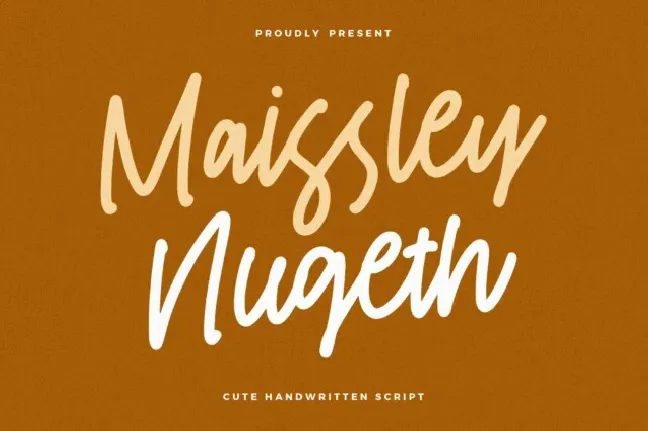 Maissley Nugeth font