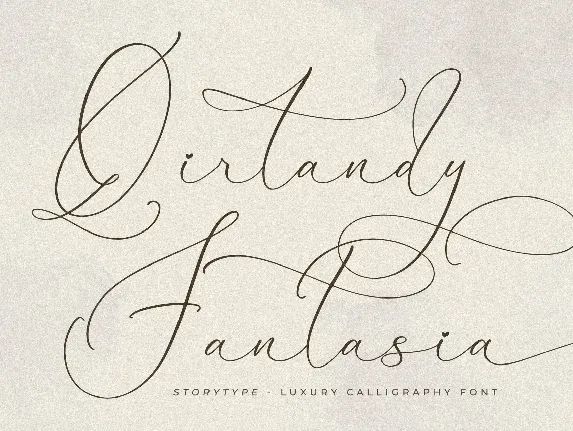 Qirtandy Fantasia font