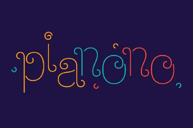 Pianono Typeface font