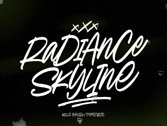 Radiance Skyline font