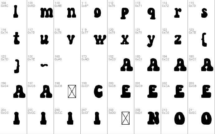 KUBIQA font