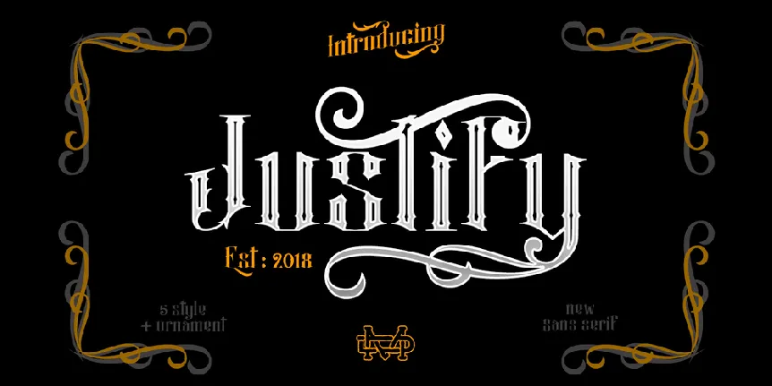 Justify font