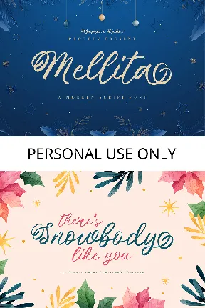 Mellita font