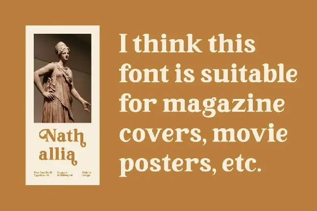 Nathallia font