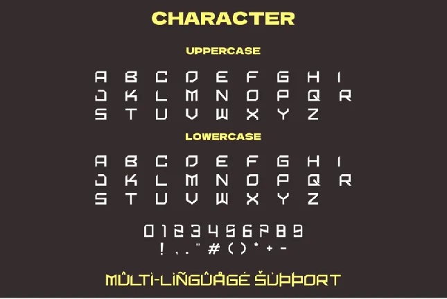 Megazer font