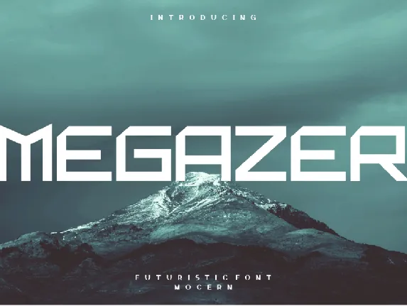 Megazer font