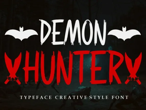 Demon Hunter Display font