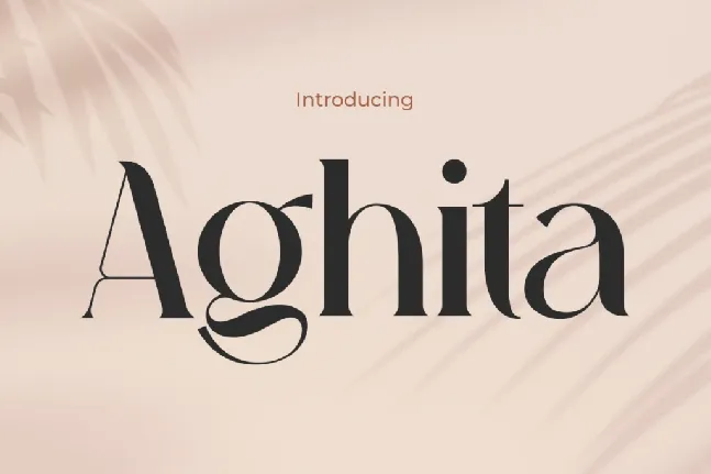 Aghita font