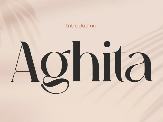 Aghita font