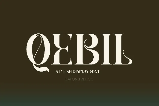 Qebil font